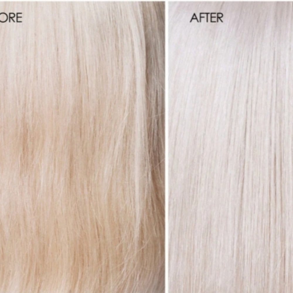 NWT FULL SET OLAPLEX No.4P & No.5P Blonde Enhancer Duo - White & Violet Accents - Picture 5 of 5